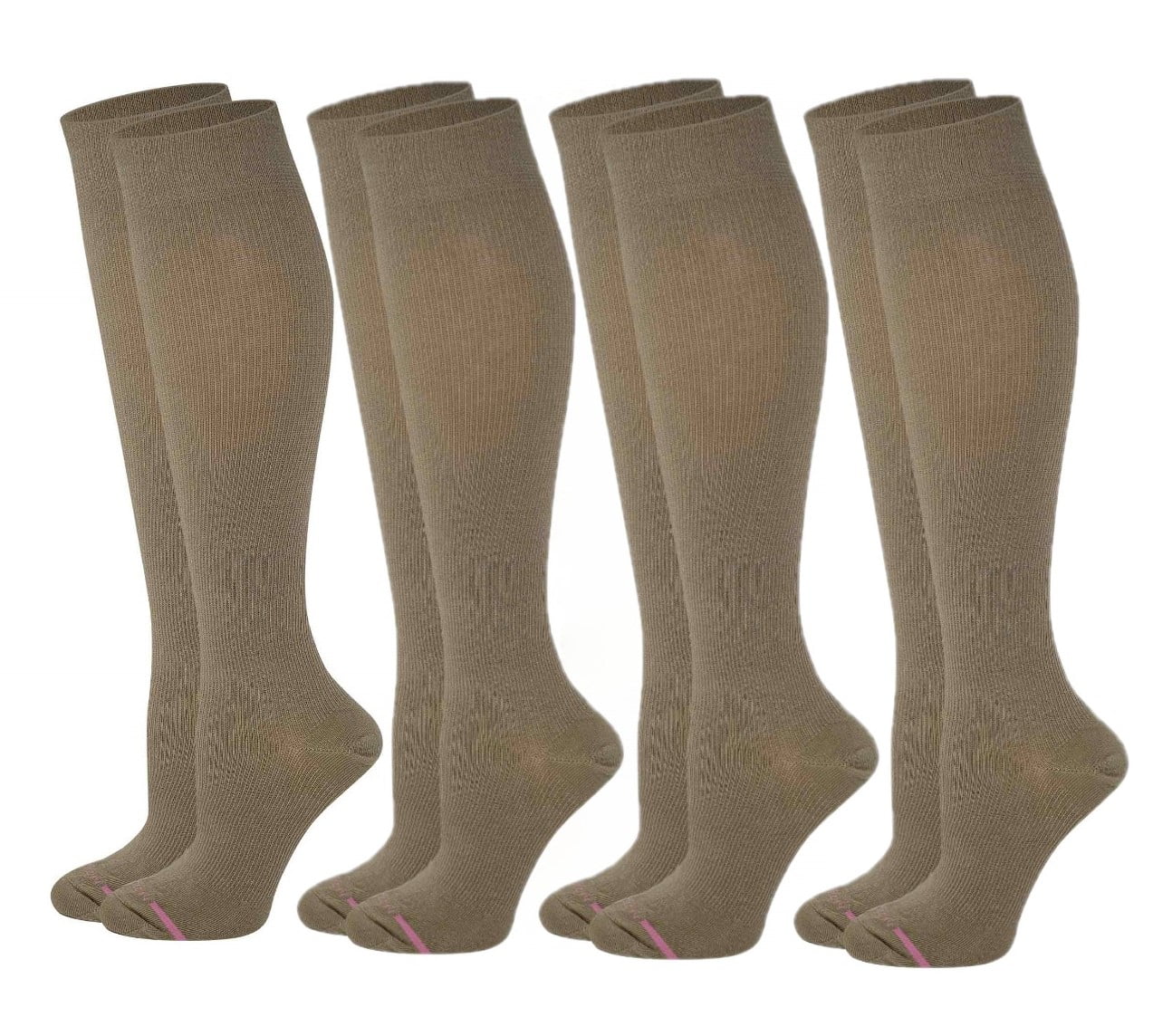 Dr. Motion Women's 4 Pair Pack 815mmHg Compression Socks Premium