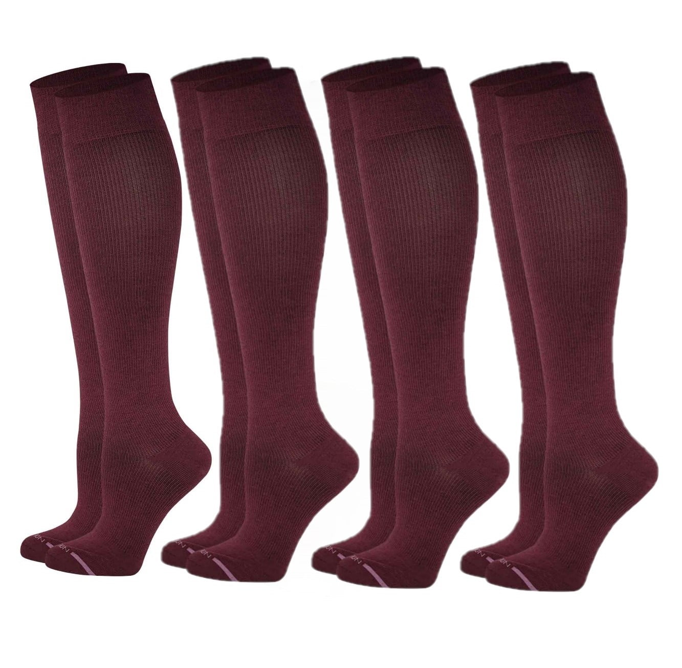 Dr. Motion Women's 4 Pair Pack 815mmHg Compression Socks Premium