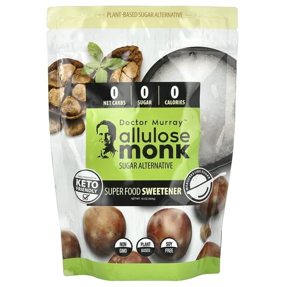 Dr. Murray's Allulose Monk, Sugar Alternative, 16 oz (454 g)