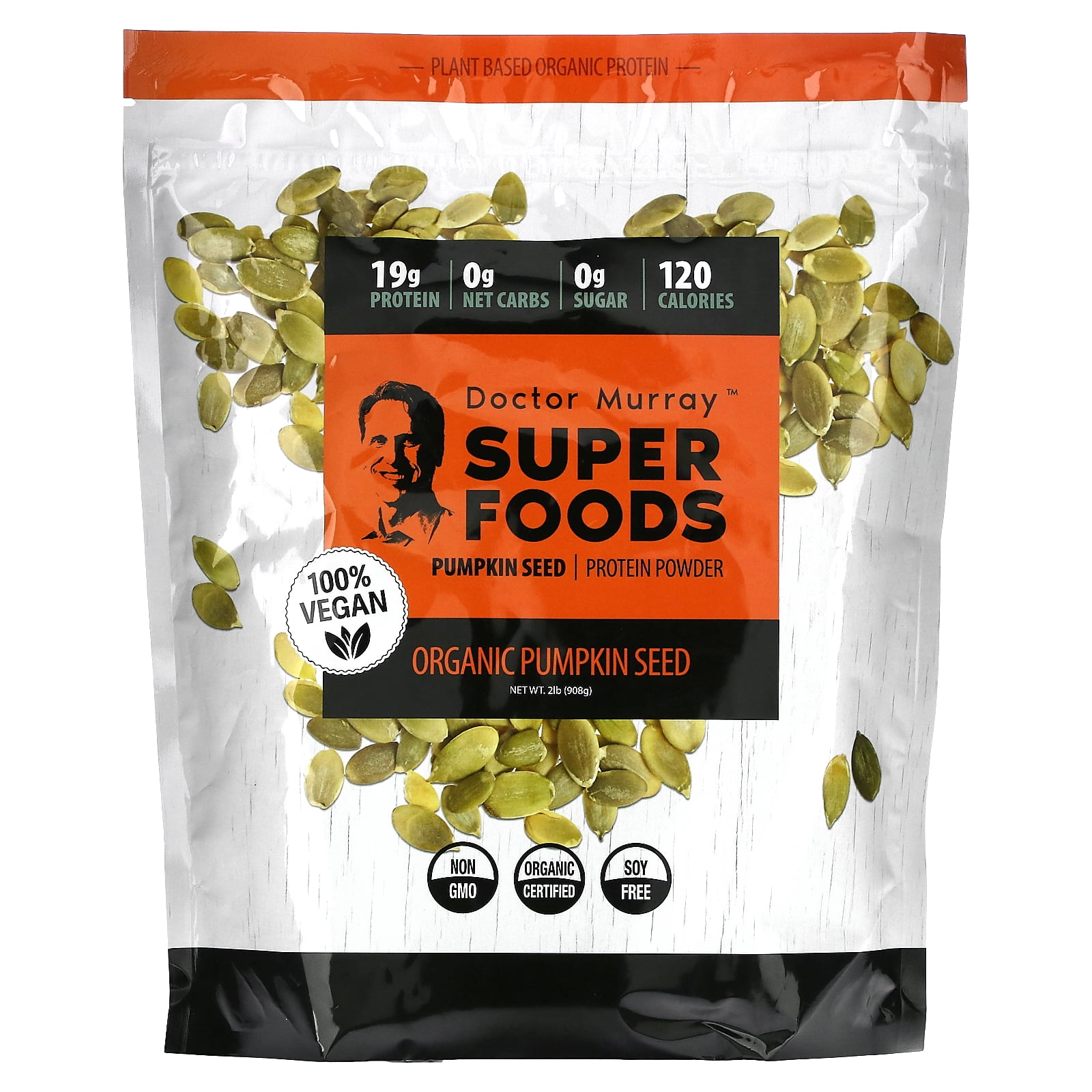Dr. Murray's Super Foods, Organic Pumpkin Seed Protein Powder, 2 lb (908 g)