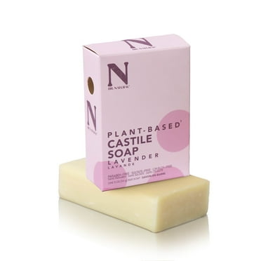Dr. Natural Castile Bar Soap, Gentle Soap Bar, Lavender, 5 oz