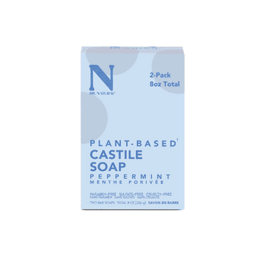 Dr. Naturals Bath Soaps, Peppermint, 8oz, 2pk