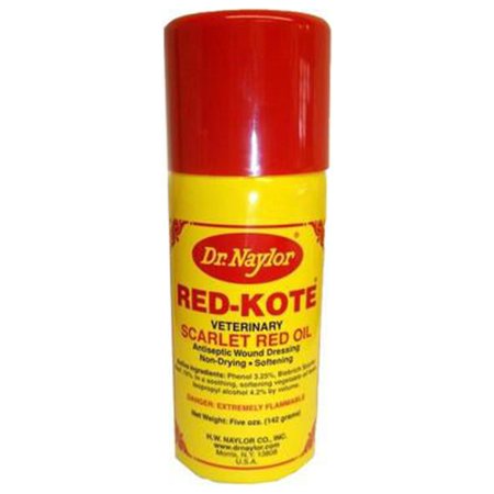 Dr. Naylor RKA Red Kote Animal Antiseptic Oil, 5-oz. - Quantity 6