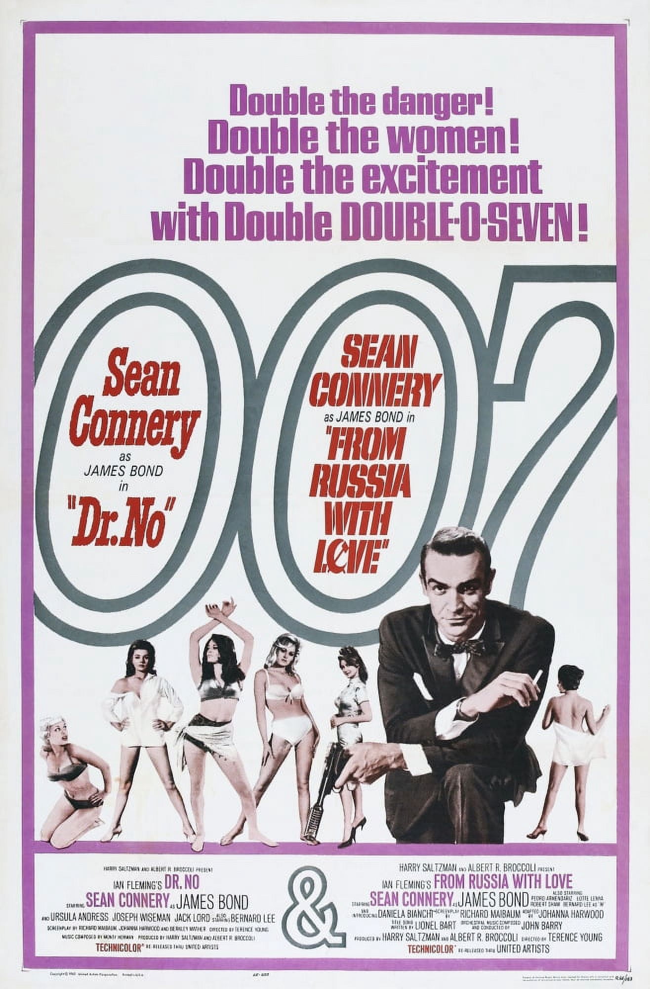 Dr No (And From Russia With Love) Canvas Art - (18 x 24)