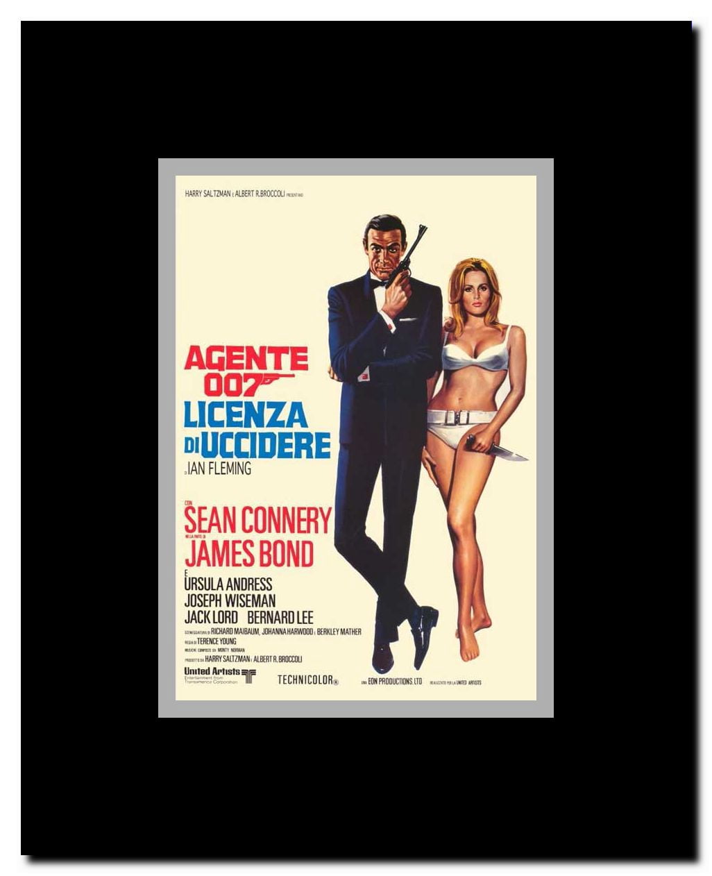 Dr. No Framed Movie Poster