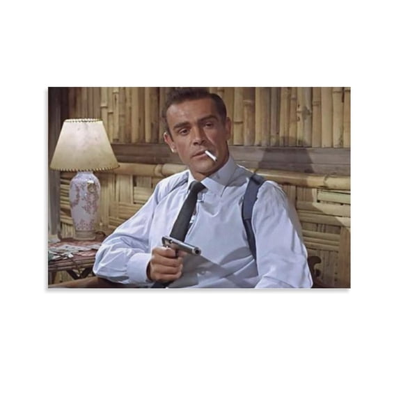 Dr. No James Bond Movie Poster Print 5 (8) Picture Print Wall Art Poster Painting Canvas Posters Artworks Gift Room Aesthetic 16x24inch(40x60cm)
