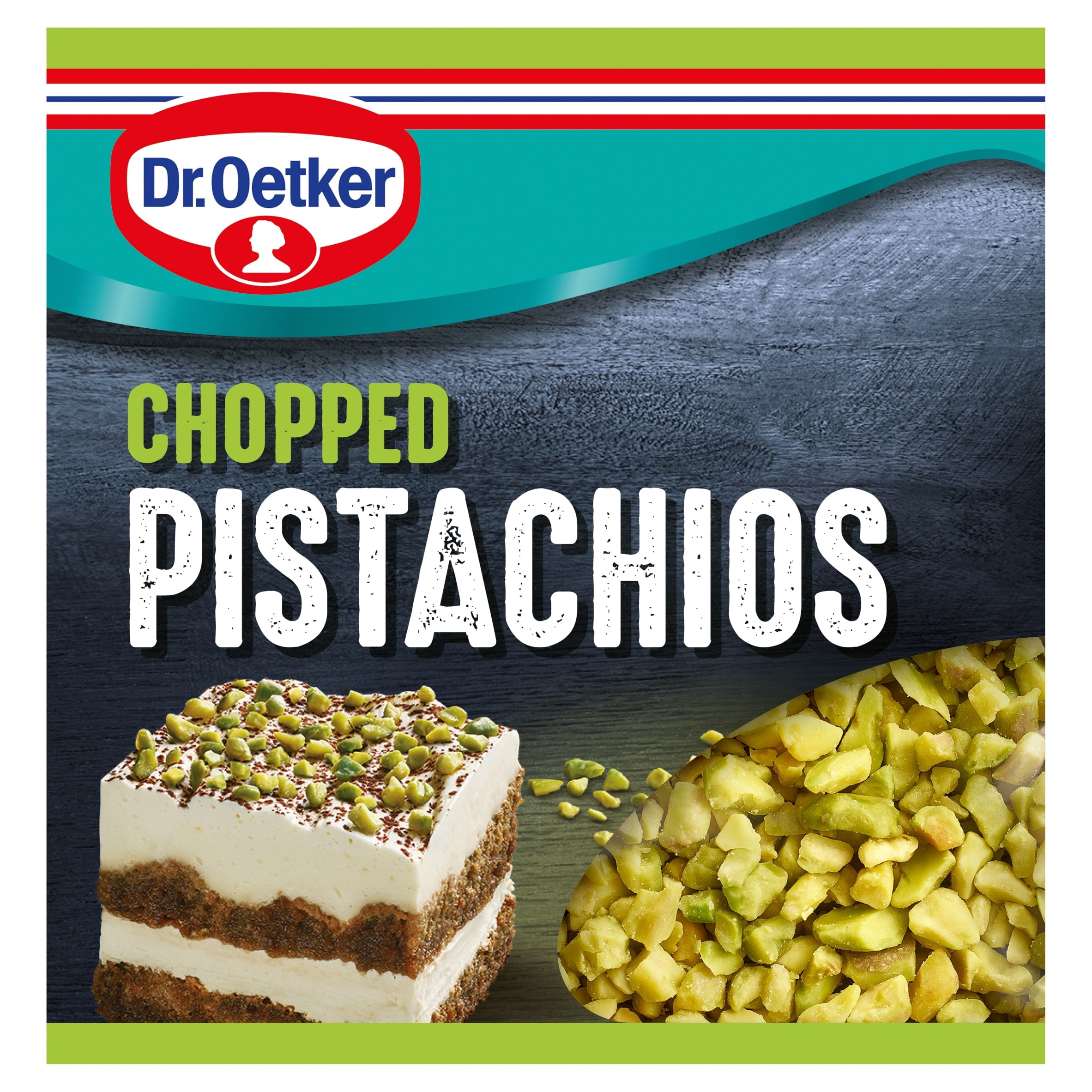 Dr. Oetker Chopped Pistachios 25g, Imported from Britain