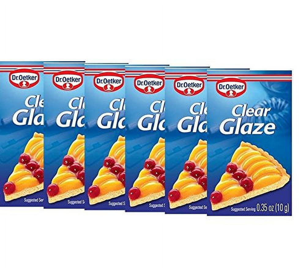 Dr. Oetker Clear Glaze, 0.35 Oz, Pack of 6