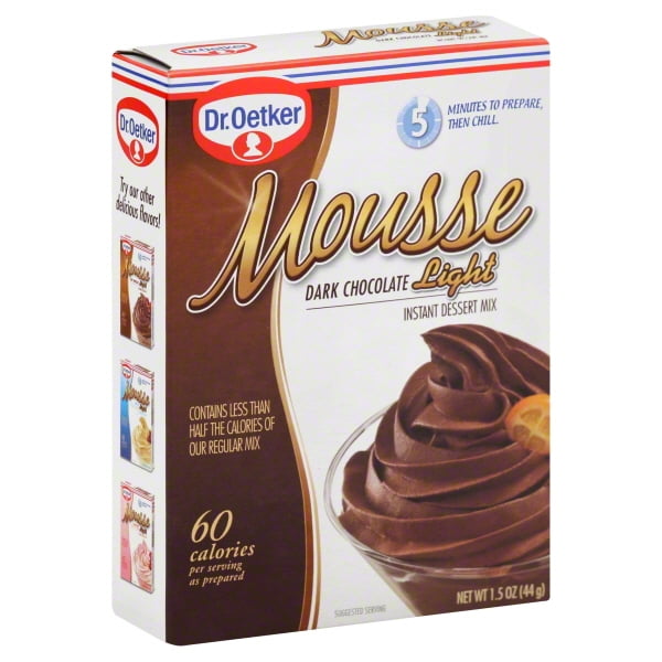 Dr. Oetker Dark Chocolate Mousse Light