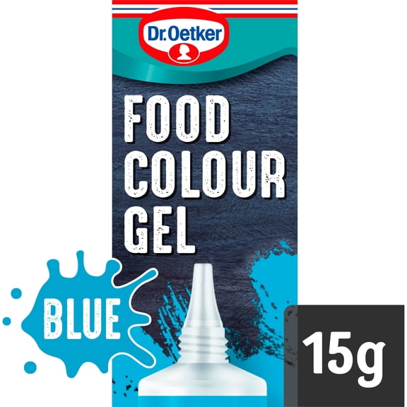 Dr. Oetker Extra Strong Food Colour Gel - Blue 15g, Imported from Britain