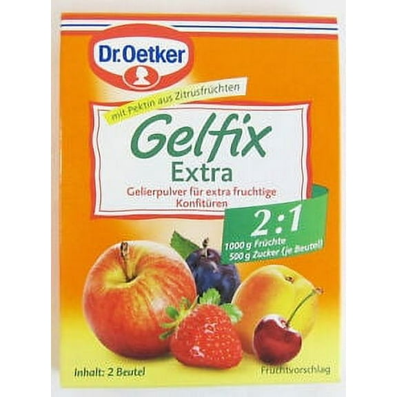 Dr.Oetker Gelfix EXTRA Gelling Fruit Sugar for jellies,jams, marmalades 2:1