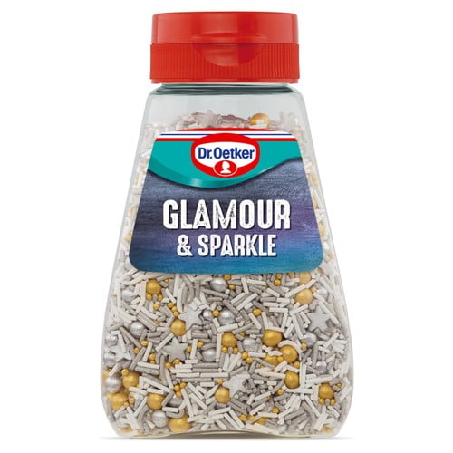Dr. Oetker Glamour & Sparkle Sprinkles 115g, British Import (Pack of 2)