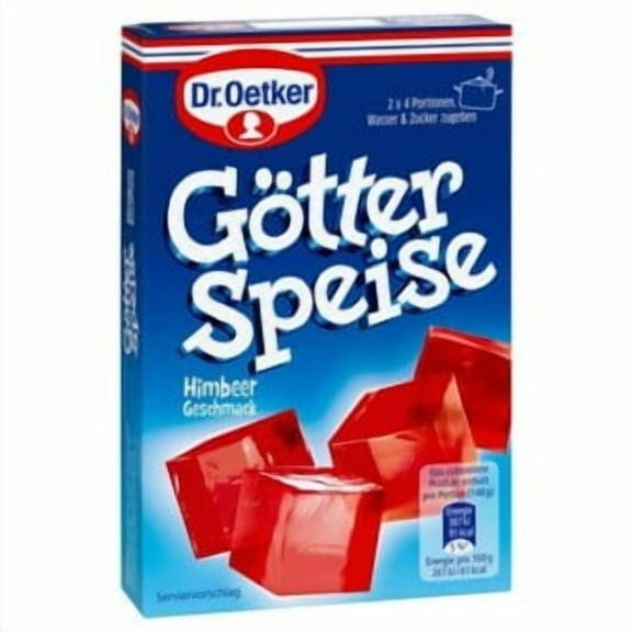 Dr.Oetker Gotter Speise JELLO : RASPBERRY -Made in Germany-