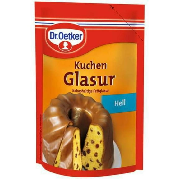 Dr Oetker Hell Kuchen Glasur 125G/4.4Oz Milk Chocolate Icing