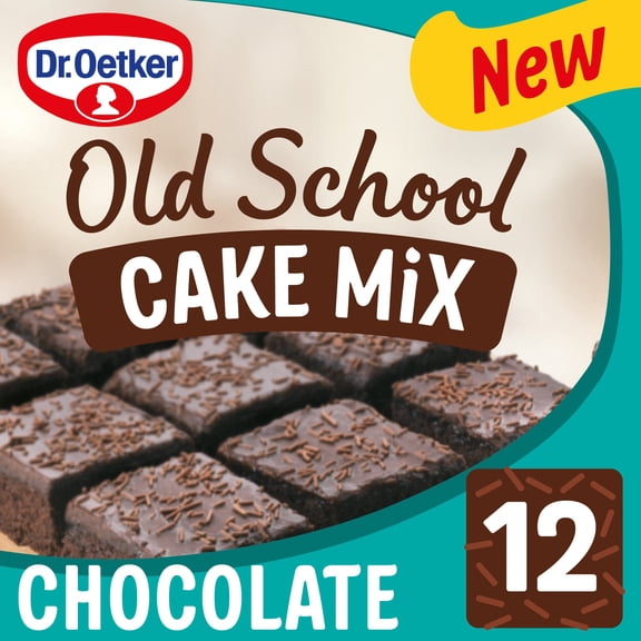 Dr. Oetker Old School Cake Mix - Chocolate 436g, Imported from Britain