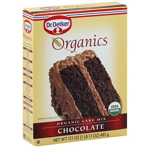 Dr. Oetker Organic Chocolate Cake Mix, 17.1 oz (Pack of 12)