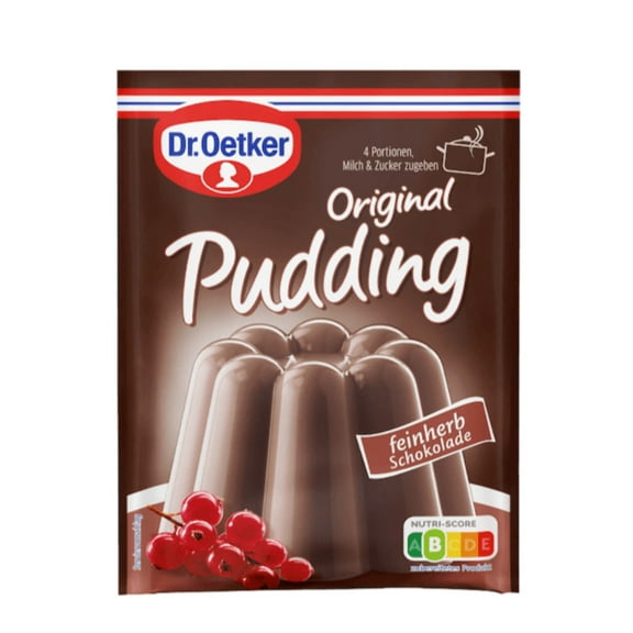 Dr. Oetker Original Pudding Dark Chocolate 2 Pack (feinherb Schokolade)