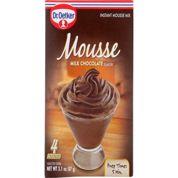 Dr Oetker - Premium Milk Chocolate Mousse Mix - 3.1 Oz Case of 12
