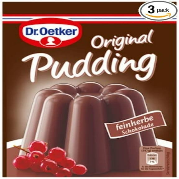 Dr. Oetker Pudding Mix Dark Chocolate 48g (3-pack)