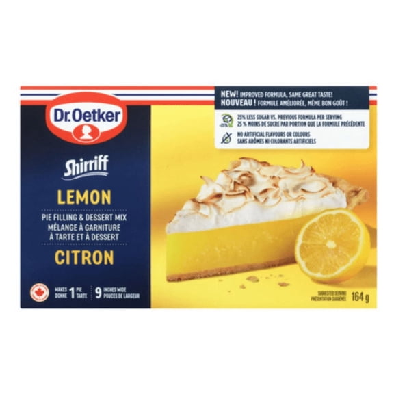 Dr. Oetker Shirriff  Lemon Pie Filling & Desert Mix - 164g/5.7 oz