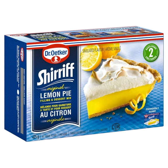 Dr. Oetker Shirriff Pie Filling and Dessert Mix, Lemon, 425g/15 oz
