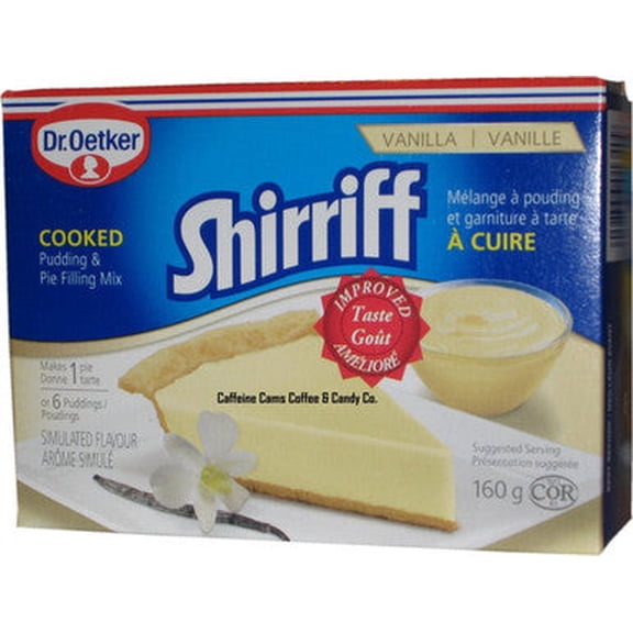 Dr. Oetker Shirriff Pie Filling and Dessert Mix, Vanilla, 160g/5.6 oz. {Canadian}