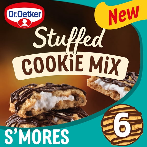 Dr. Oetker Smores Stuffed Cookie Mix 340g, Imported from Britain