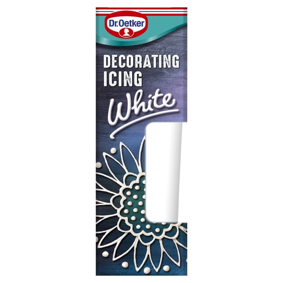 Dr. Oetker White Decorating Icing 46g, Imported from Britain