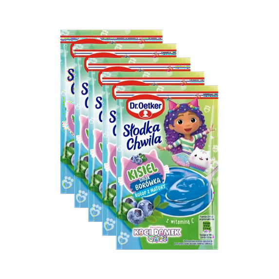 Dr. Oetker instant jelly dessert BLUEBERRY