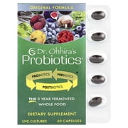 Dr. Ohhira s Probiotics Original Formula Product with Postbiotic Metabolites, 60 Capsules