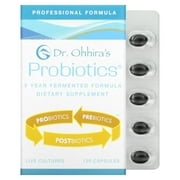 Dr. Ohhiras Probiotics , Professional Formula , 120 Capsules