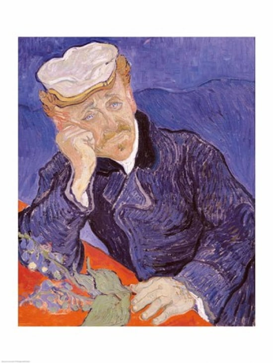 Dr Paul Gachet 1890 Canvas Art - Vincent Van Gogh (18 x 24)