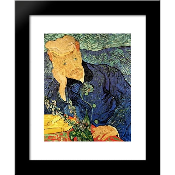 Dr. Paul Gachet 20x24 Framed Art Print by Vincent van Gogh