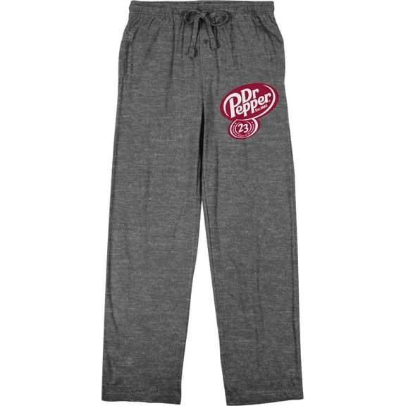 Dr Pepper 23 Men's Graphite Sleep Pajama Pants-Medium