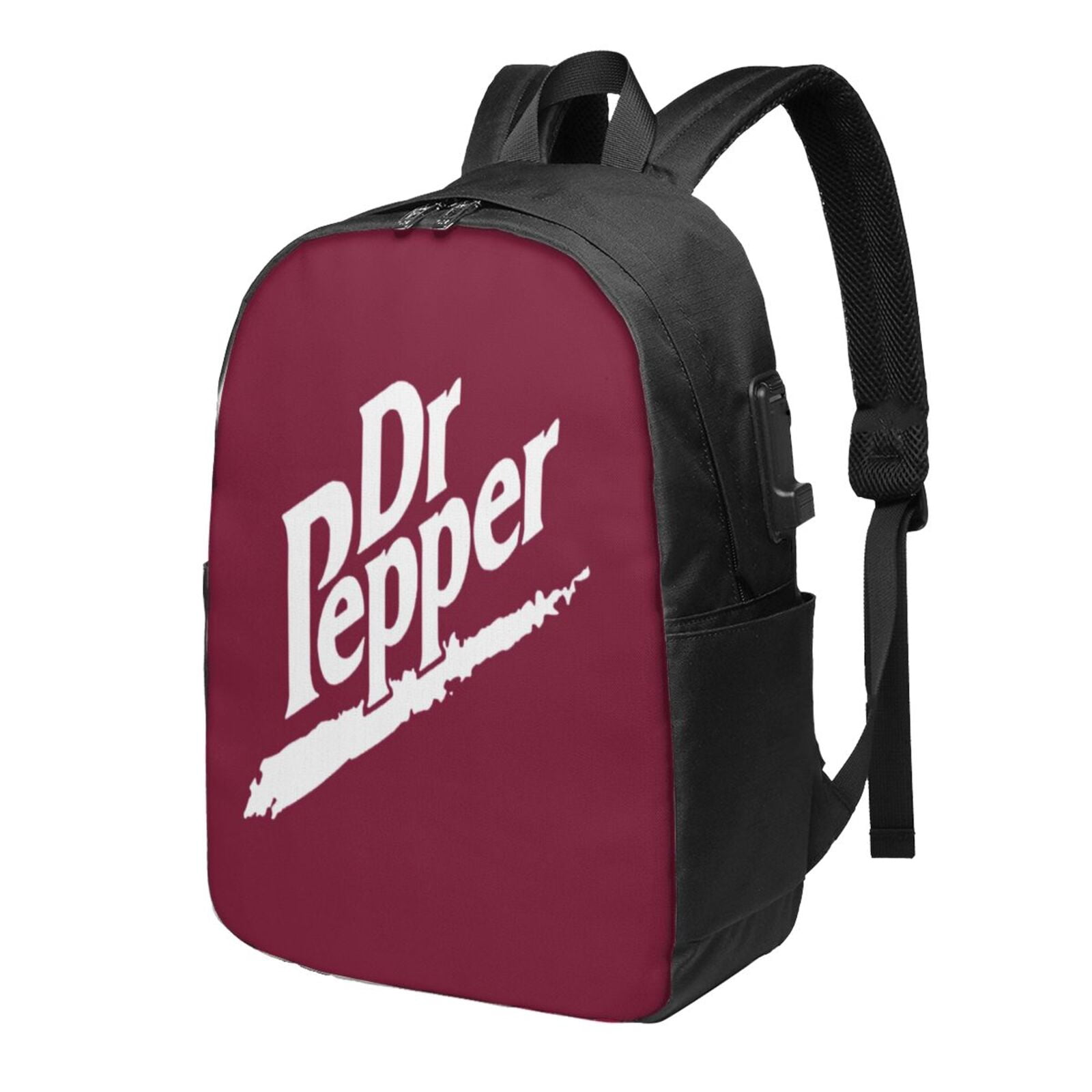 Dr Pepper 90s Maroon Background Backpack Fashion Travel Backpack Laptop ...