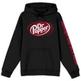thumbnail image 1 of Dr Pepper Always One Of A Kind Long Sleeve Women's Black Hooded Sweatshirt-Large, 1 of 4