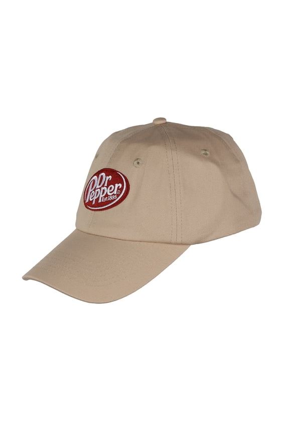 Dr Pepper Baseball Cap Embroidered Logo Design Adjustable Slide Strap Dad Hat OSFM