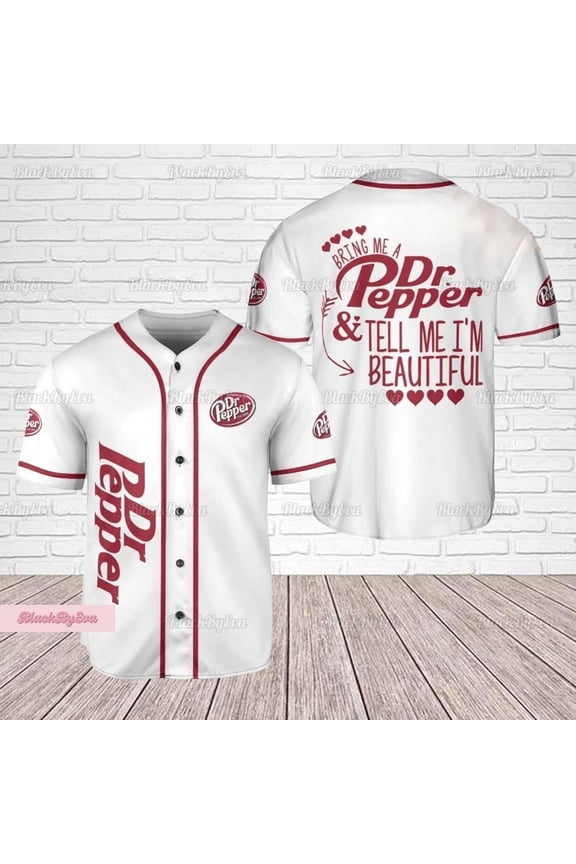 Dr Pepper Baseball Shirt Dr Pepper Jersey Shirt Dr Pepper Jersey I Love Dr Pepper Tshirt D