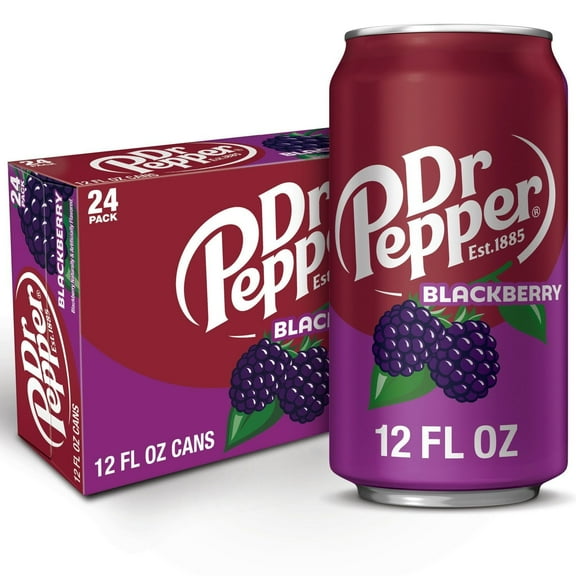 Dr Pepper Blackberry Soda, 12 Fluid Ounce (Pack of 24)