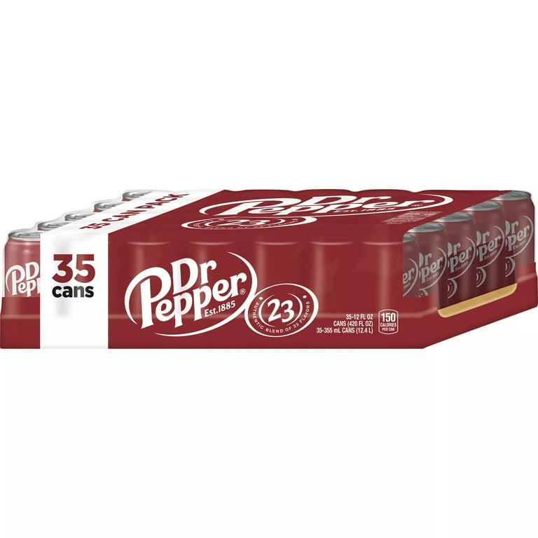 Dr Pepper Cans, 12 Fluid Ounce (35 Pack)