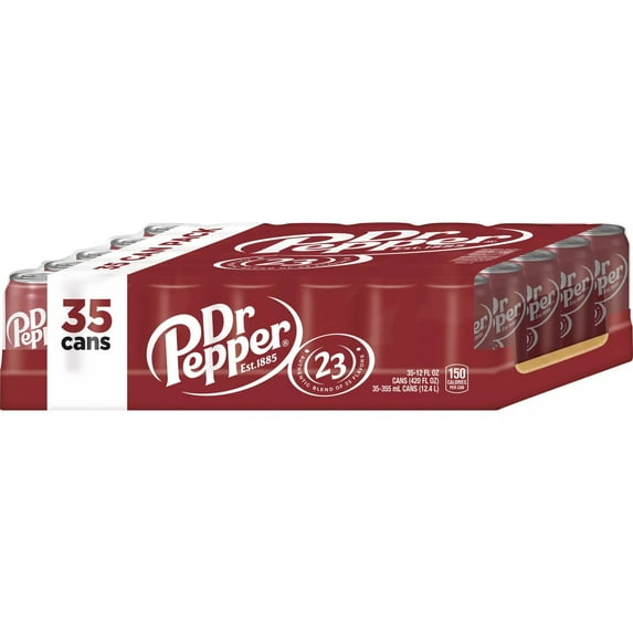 Dr Pepper Cans, 12 Fluid Ounce (35 Pack)