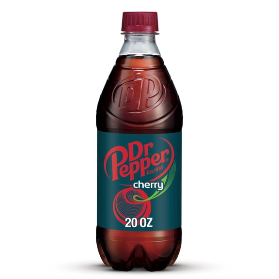 Dr Pepper Cherry Soda 20oz Bottles, Quantity of 10