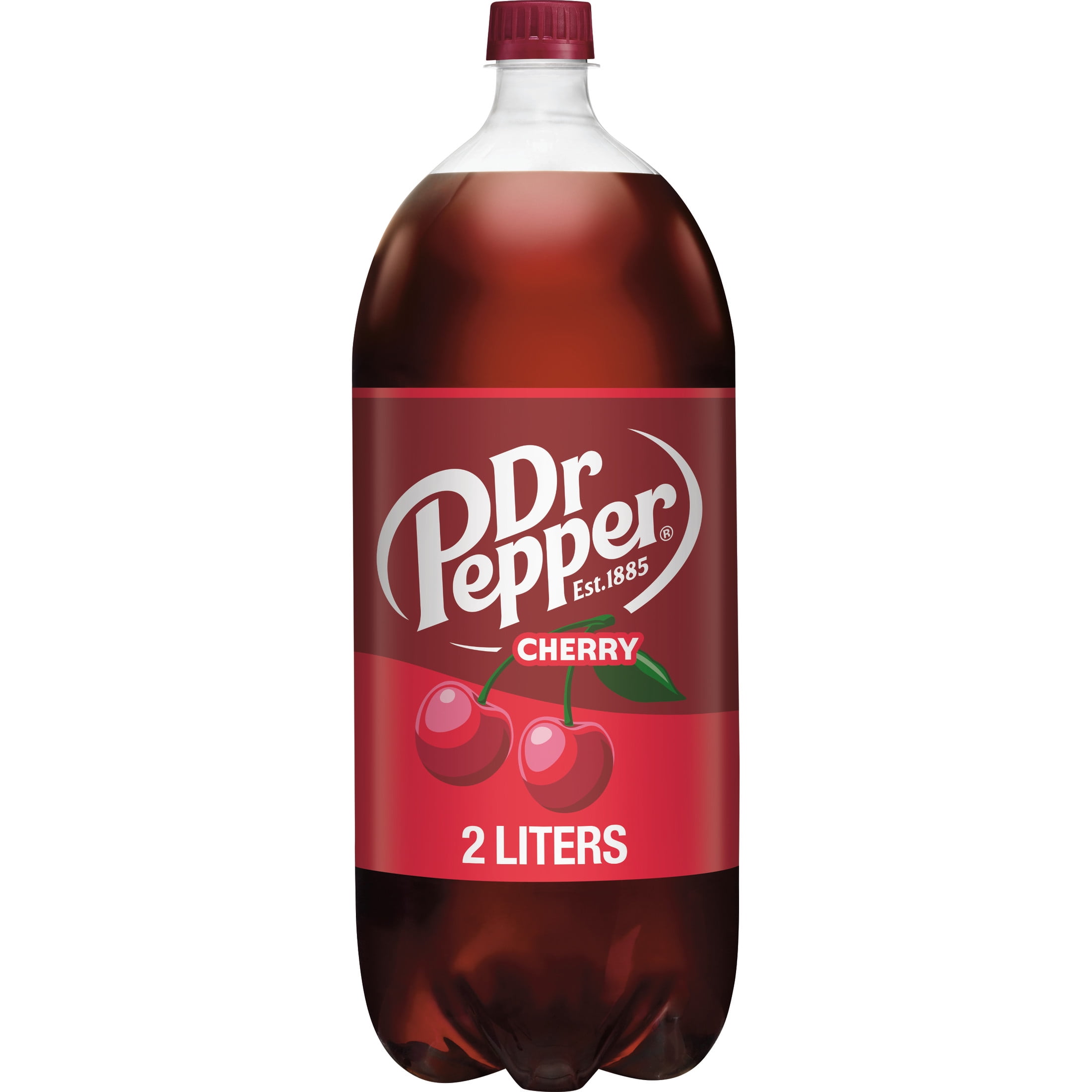 Dr Pepper Cherry Soda Pop, 2 L, Bottle