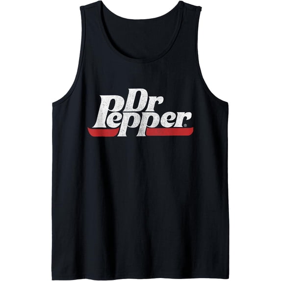Dr. Pepper Classic Distressed Logo Tank Top Size S-3XL