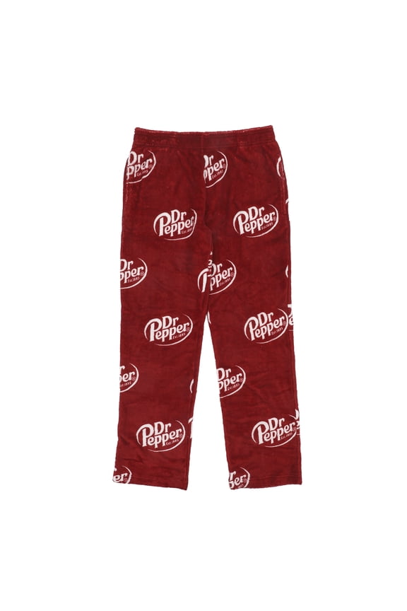 Dr Pepper Classic Logo All-Over Print Women’s Sleep Pajama Pants -Small