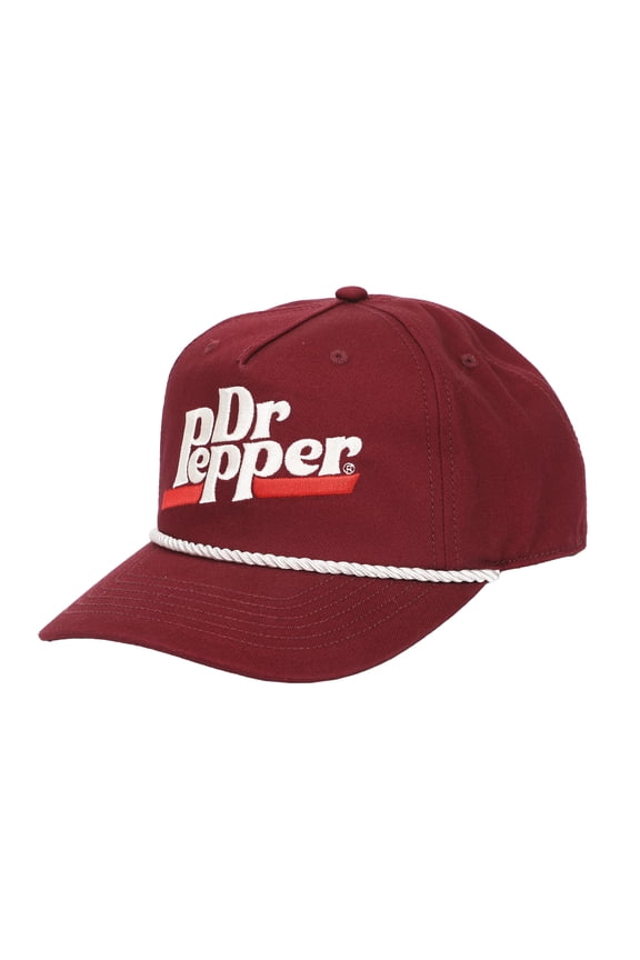 Dr Pepper Classic Logo Maroon Grandpa Cap