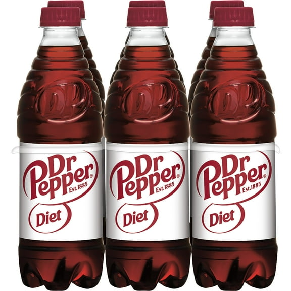 Dr Pepper Diet Soda .5 L Bottles - 6 pk (Pack of 2)
