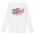 thumbnail image 1 of Dr Pepper Est. 1885 Maroon Logo Men's Crew Neck Long Sleeve Shirt-Small, 1 of 2