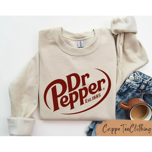 Dr Pepper Est 1885 Sweatshirt, Dr. Pepper Lover Sweatshirt, Dr. Pepper Gifts, Soda Lover Sweater, Her, Sweatshirt Size S-5Xl