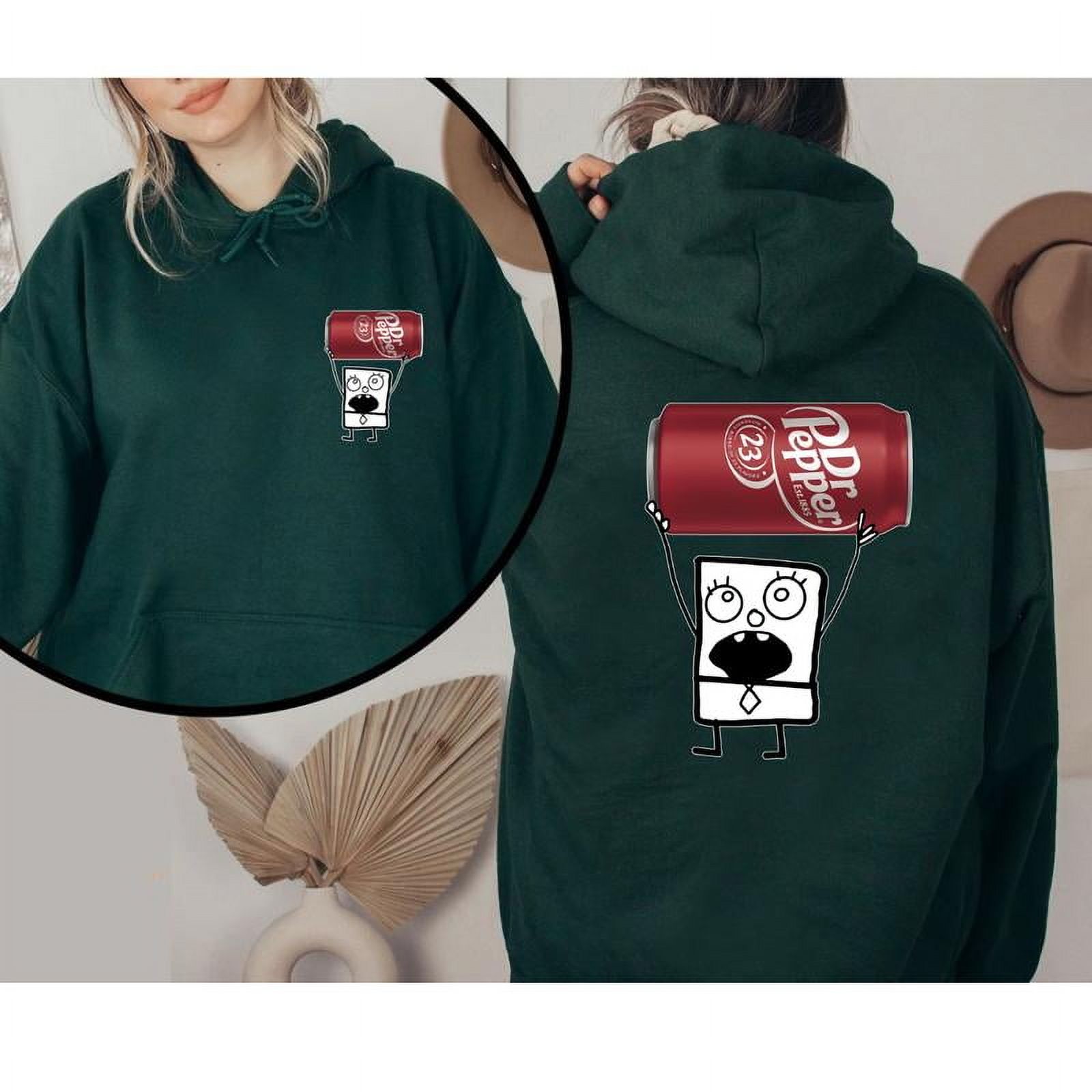 Dr Pepper . GILDAN Doodlebob . r Pepper Unisex Comfort Hoodie, Color